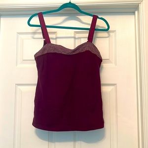 Beautiful Lululemon Workout Tank with Satin Straps